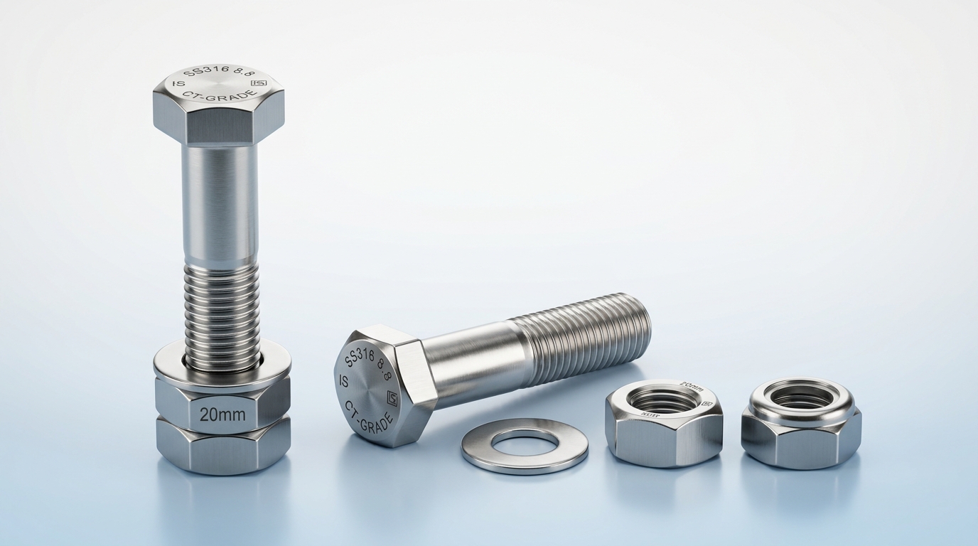 Stainless Steel Nut Bolts for Cooling Towers
